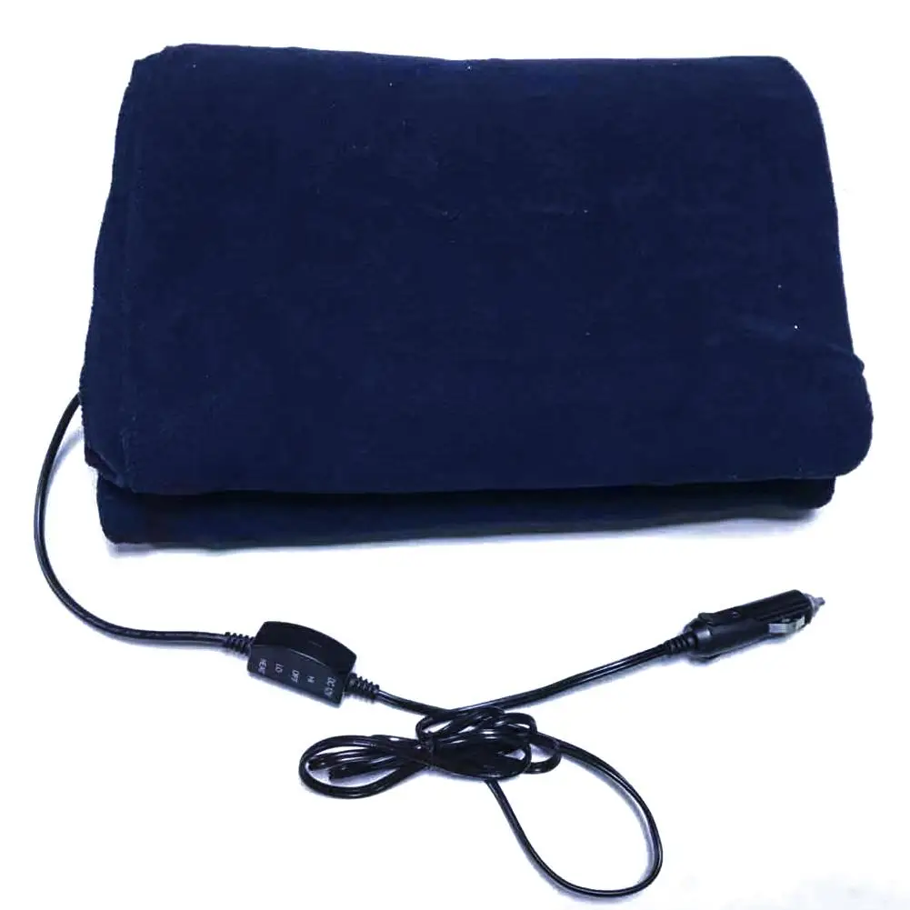 Winter Car Heating Blacket 12V Energy Saving Warm Auto Electrical Blanket For Car Truck Constant Temperature 3 Levels Control