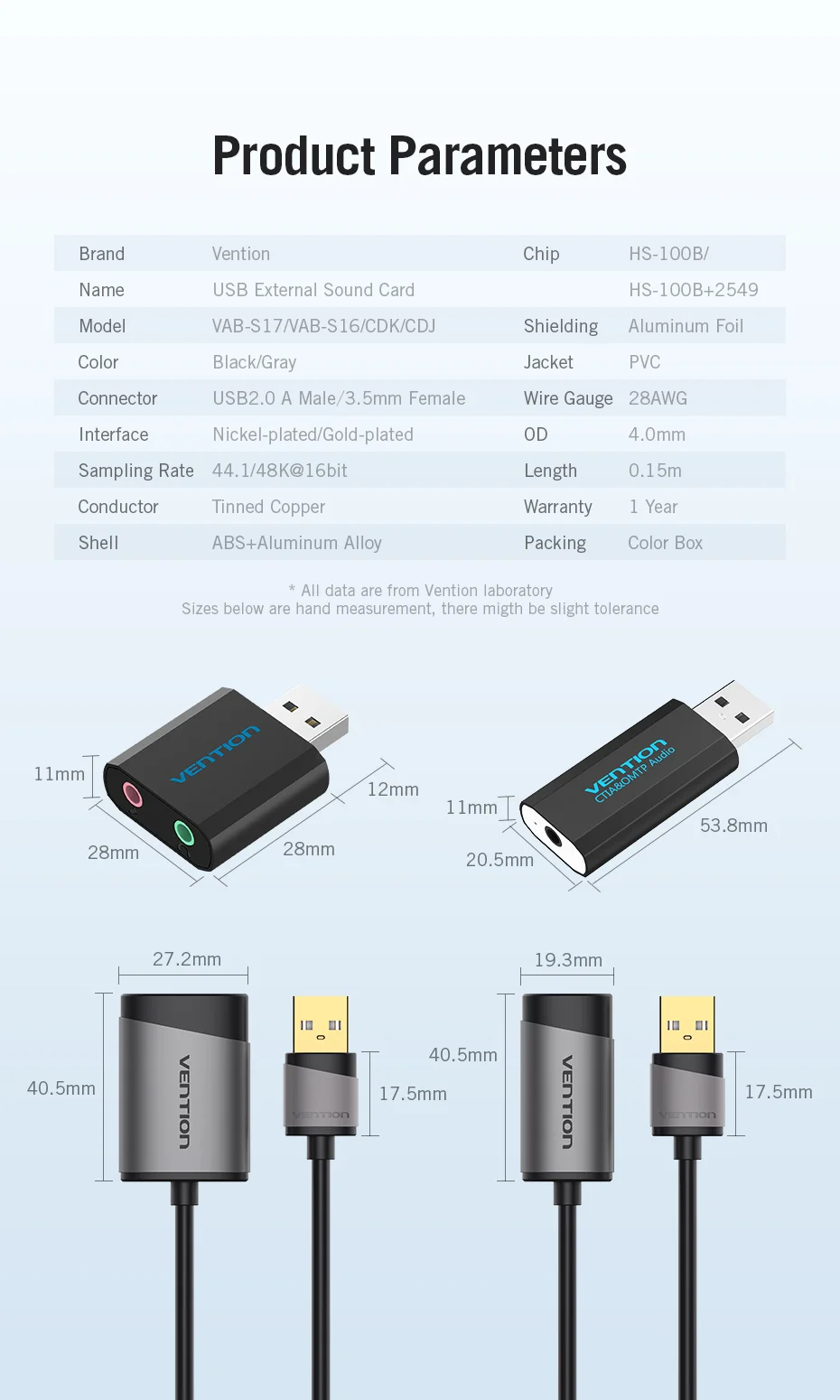 Vention мини Внешняя USB звуковая карта USB до 3,5 мм адаптер для наушников аудио карта для микрофона Динамик ноутбук PS4 компьютер звуковая карта