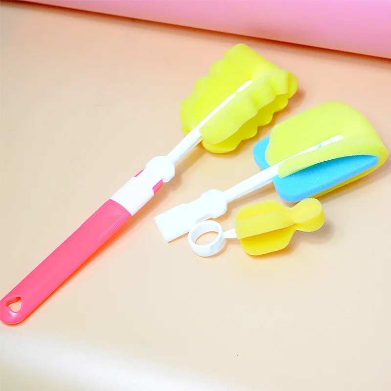 

I-CHIC HOUSE 3 PCs Cup Brush Color Sponse Cup Brush Cleaning Brush Bottle Brush