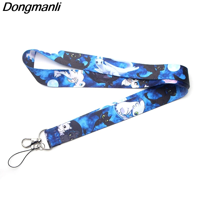 P3490 Dongmanli Как приручить дракона ожерелье ID Lanyards/мобильный телефон Веревка/ремешок на шею Ремни Аксессуары