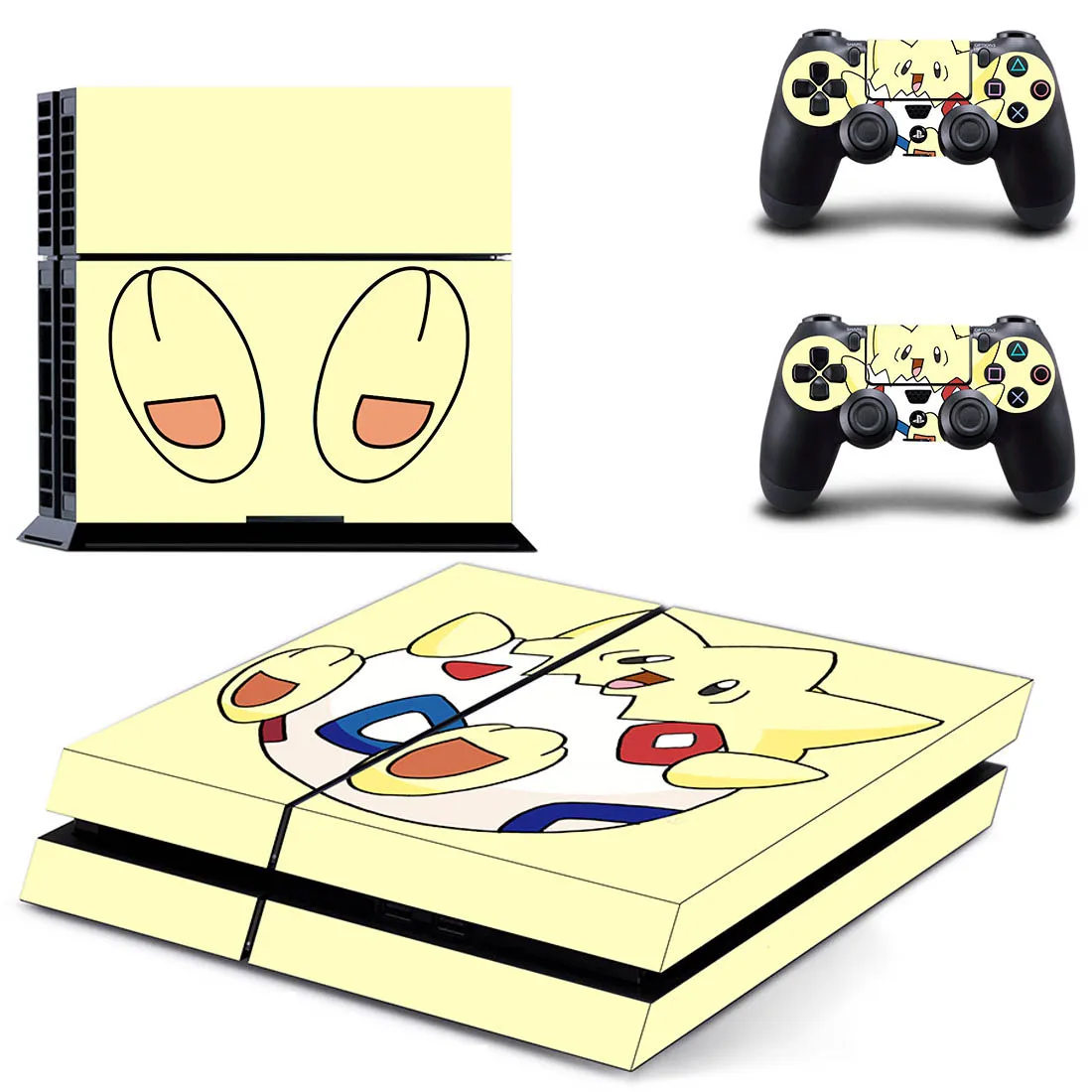PS 4 Стикеры покемонов Play station 4 Стикеры s, наклейка для PS4 наклейка домашнего декора расписные картинки desivo для Игровые приставки 4 консоли и 2 контроллера