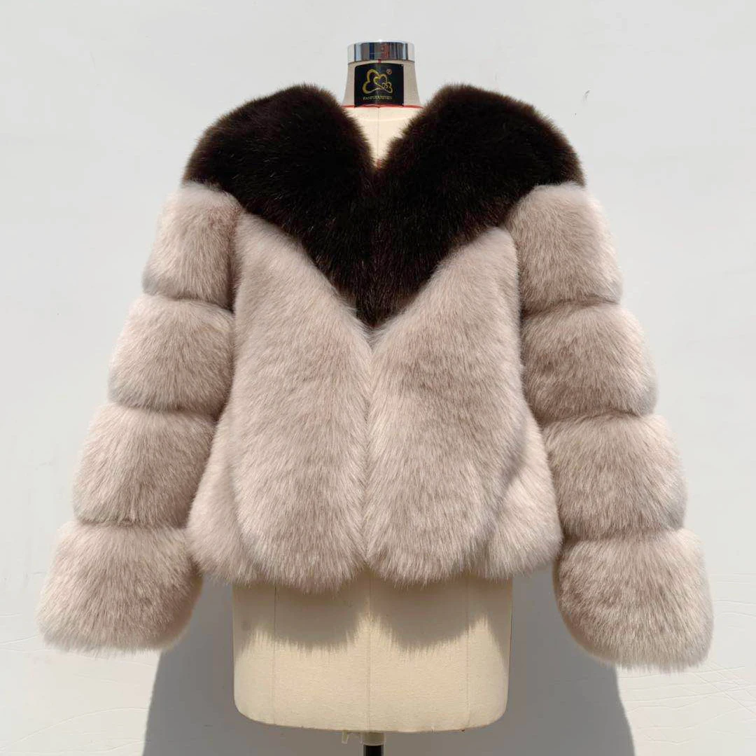 ZADORIN зимняя новая теплая Женская пушистая мягкая куртка из искусственного меха Harajuku винтажная куртка с длинным рукавом плюс размер пушистая Меховая куртка уличная