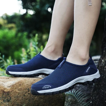 

2020 New Brand Hot Running Shoes For Men Air Cushion Mesh Breathable Fitness Wear-resistant Trainer Sport Shoes Male Sneakers