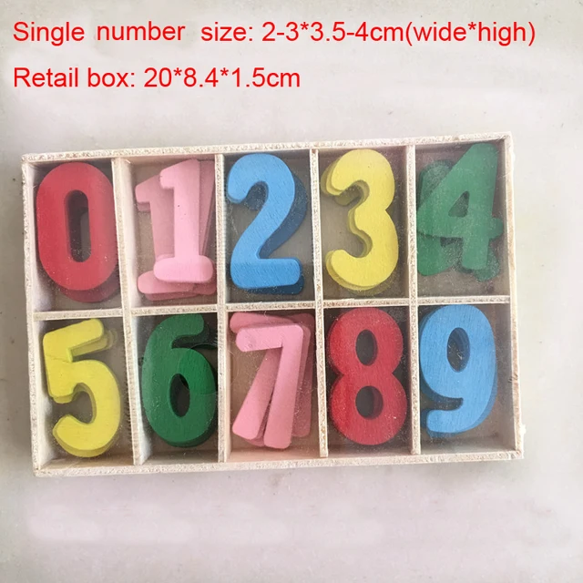 1Set Wooden Hammering Ball Hammer Box Children Fun Playing Hamster Game Toy Early Learning Educational Toys Colorful number