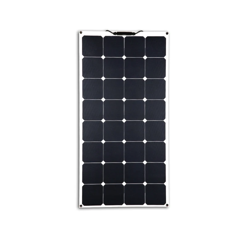 100w Гибкая Полу-гибкие солнечные панели для лодки тонкий пленочный солнечгый элемент 12v power bank