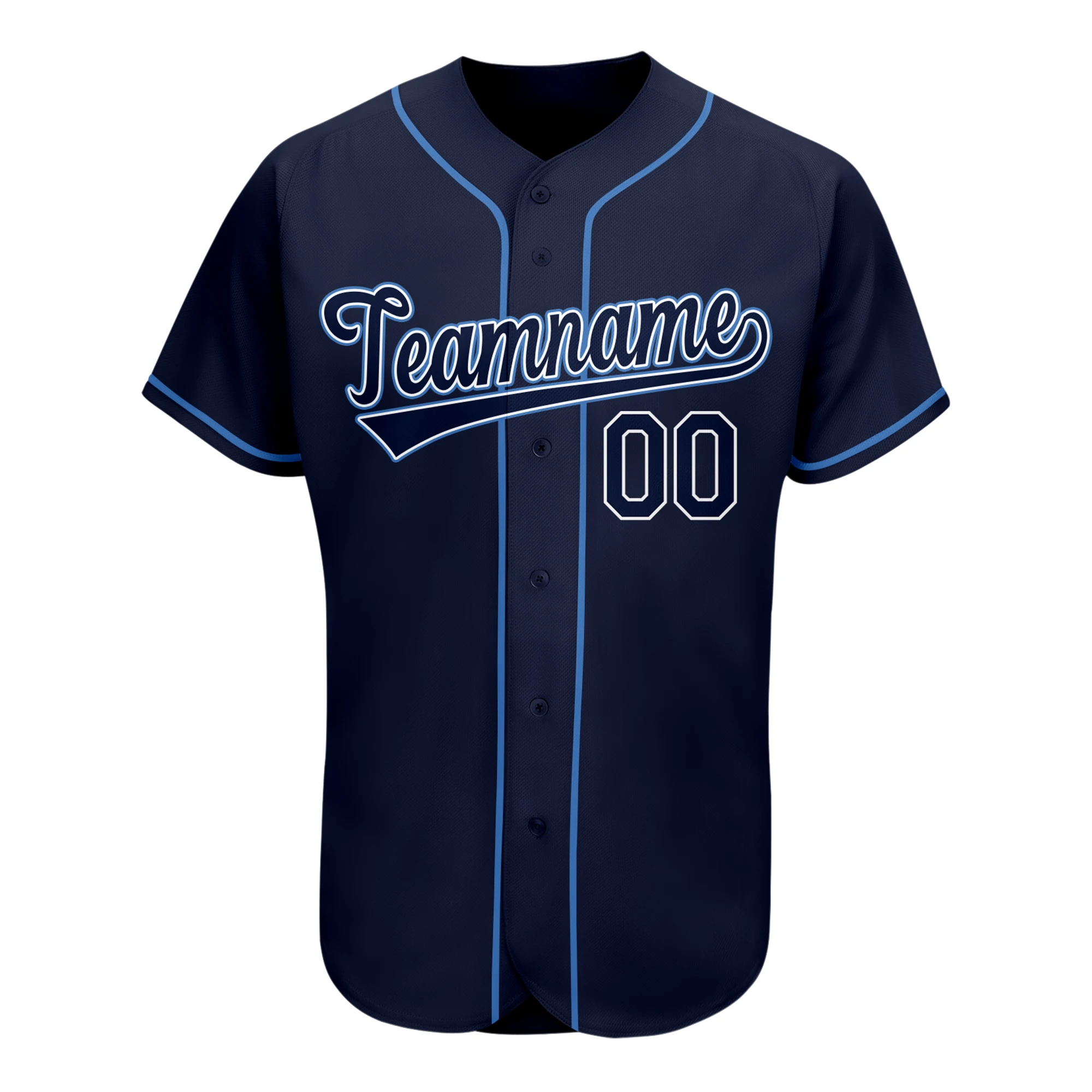 Personalized Customize Baseball Jersey Sewing Button Shirt Design Embroidery Team Name and Number Suitable for Men/Women/Child