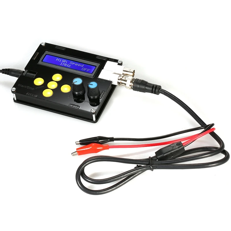 DDS Function Low Frequency Signal Generator Sine/Triple-cornered/Square/Sawtooth/ECG/Noise Output 1Hz-65534Hz Frequency Amplitud