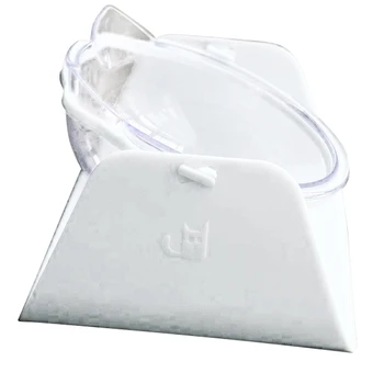 

15 Degree Adjustable Pet Feeder Bowl Dog Cat Adjustable Feed Bowl Waterer Feeding Food Pet Dog Dish Feeders Tableware White