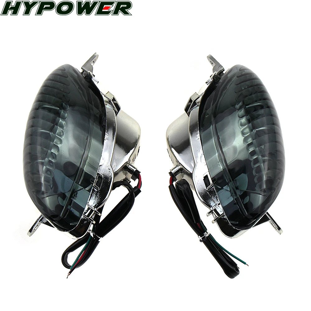 Светодиодный индикатор поворота для SUZUKI GSX1300R HAYABUSA 1999-2007 дымовые прозрачные аксессуары для мотоциклов мигающая лампа