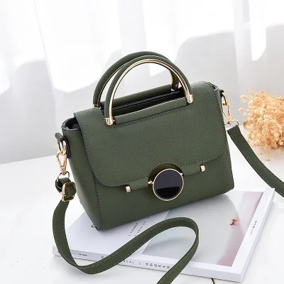 Dark Green Высокое качество, мягкие женские Сумки из искусственной кожи, сумка через плечо, сумки через плечо для женщин, сумка для основной сумки GQ105 - Цвет: Dark Green