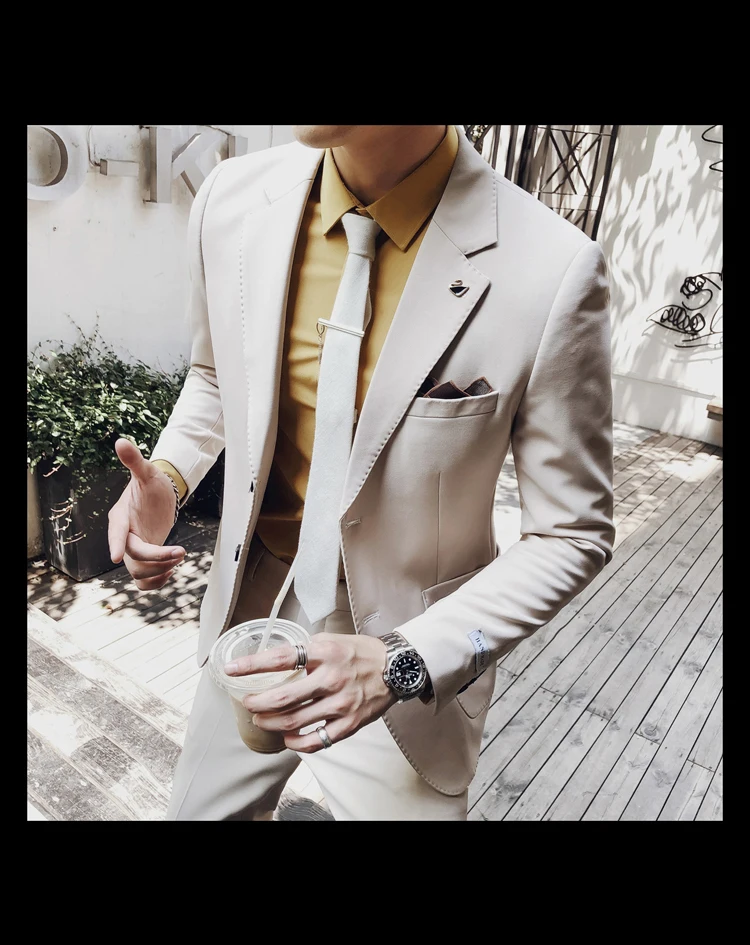 Traje Novio, Королевский Мужской Блейзер, приталенный, вечерние, для офиса, костюм, на одной пуговице, 3 шт., мужской пиджак, Hombre, смокинг Uomo