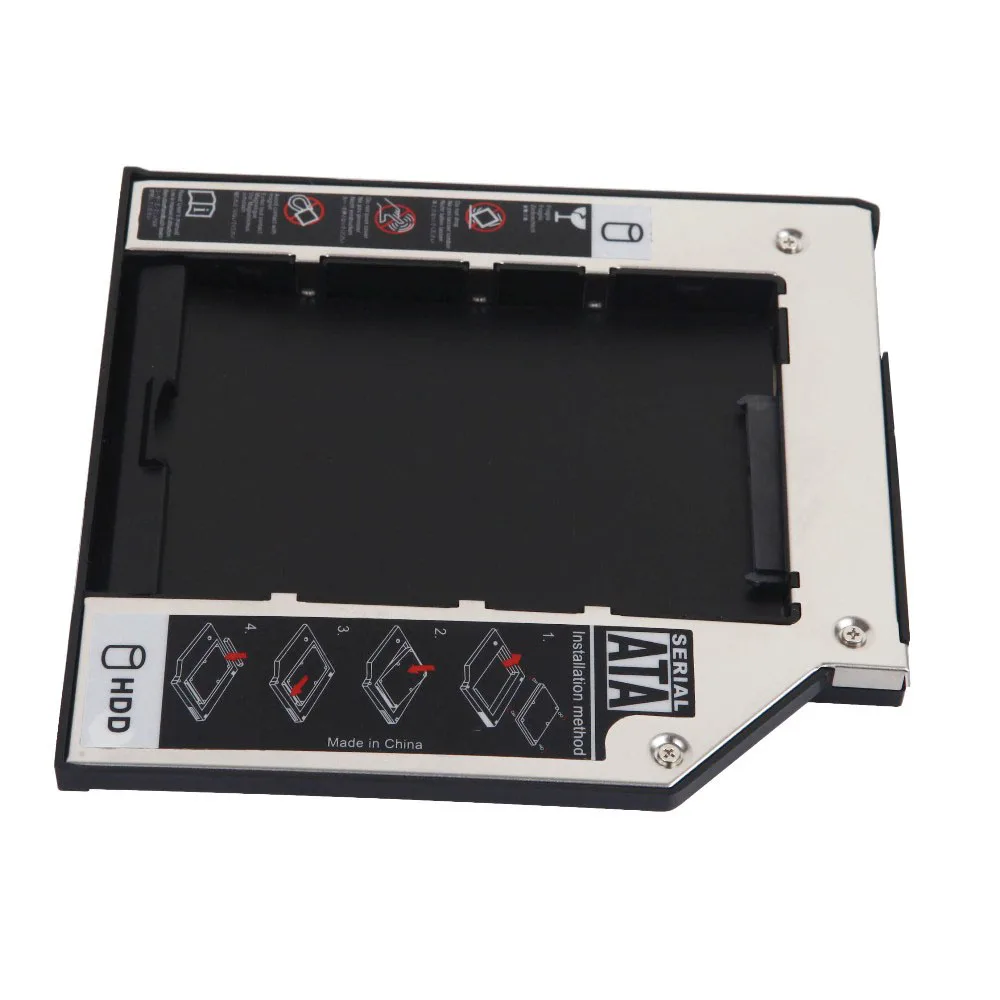С ободком передней панели 2-го SATA 2," жесткий диск HDD SSD оптический Caddy для IBM lenovo ThinkPad x200 x201 x220 ultracase