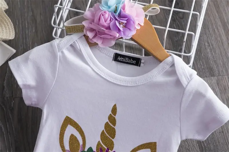 Одежда для новорожденных на первый День рождения; комплект из 3 предметов вечерние платья-пачки для малышей на 1 год; платье на крестины; пышные милые платья для малышей с повязкой на голову