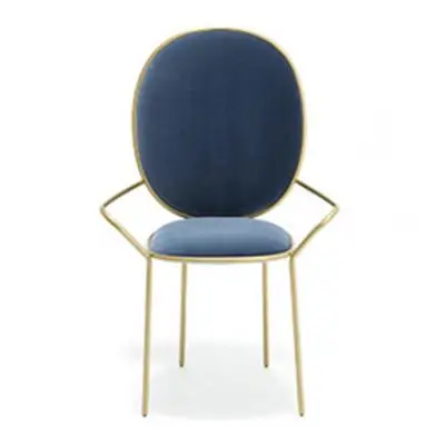 Железный Художественный Обеденный стул, золотой косметический стул для девочек в спальню, домашнее кресло для отдыха, кофейное кресло, стул для ногтей, барный стул - Цвет: Color  8