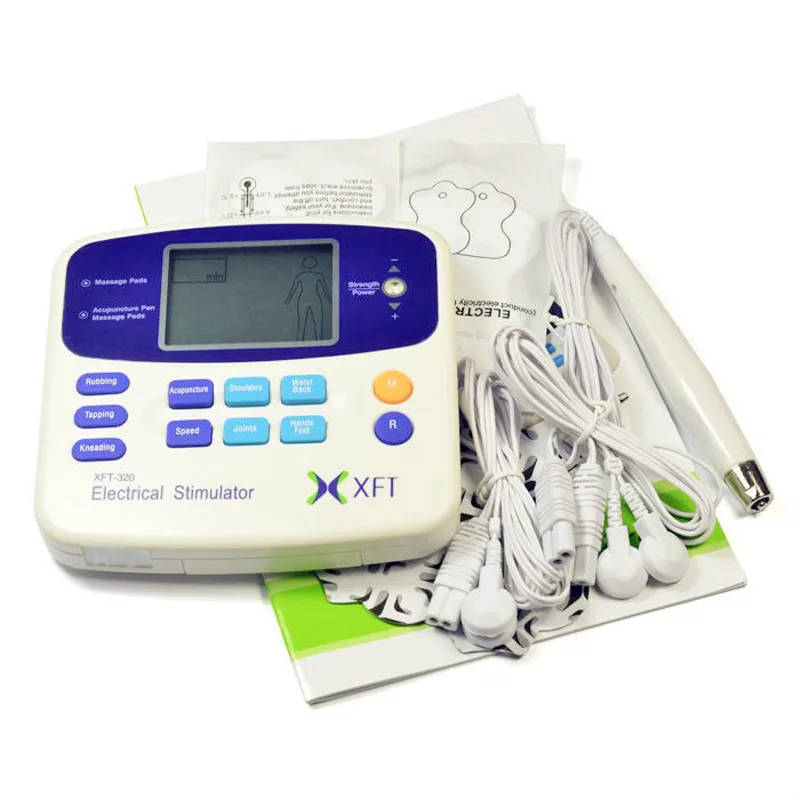 Электронный Импульсный Терапевтический массажер для тела 2 Channesl TENS Unit меридиан