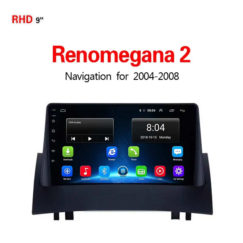 Lionet gps-навигатор для автомобиля Renault Megan was 2 2004-2008 9 дюймов RR1004X - Размер экрана, дюймов: 4G1G16G