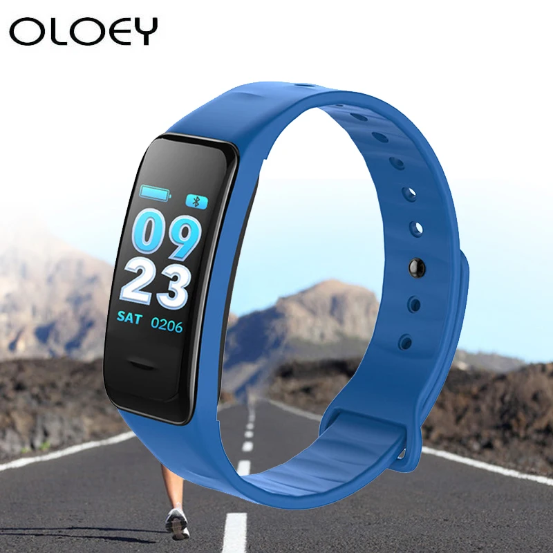 

New Waterproof Bluetooth Smart Band Blood Pressure Watch Case Material Plastic Activity Tracker Smartband Fitness Bracele Watch