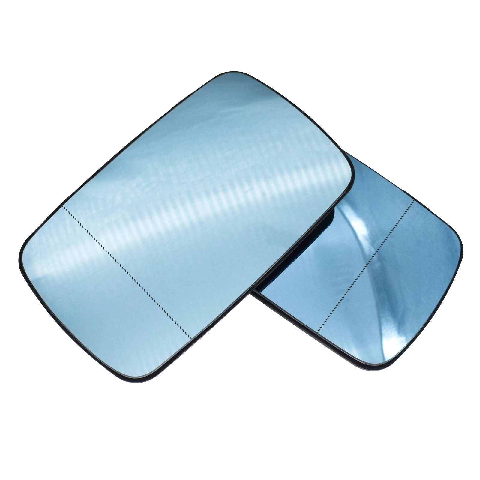 Für BMW 3 5 Serie E39 E46 320i 330i 325 525i 1997–2005 Links Rechts Tür Seite Flügel Spiegel Glas beheizt Blau Rückansicht Rückspiegel – Detail 5