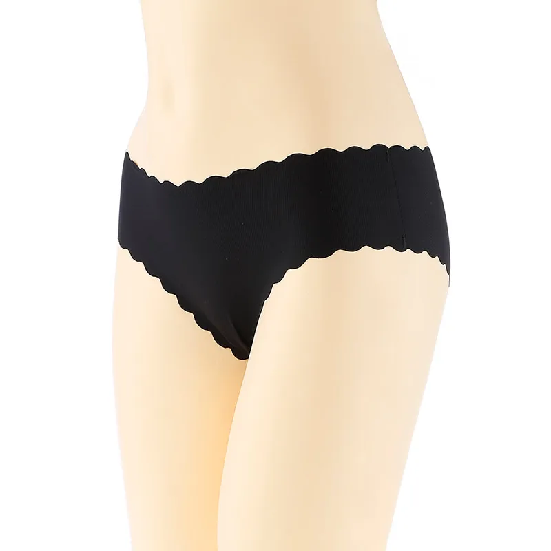 3 шт./партия, сексуальные бесшовные трусики с оборками для женщин, полосатые трусы с низкой посадкой, цельное нижнее белье, женское нижнее белье, американский размер xs-l