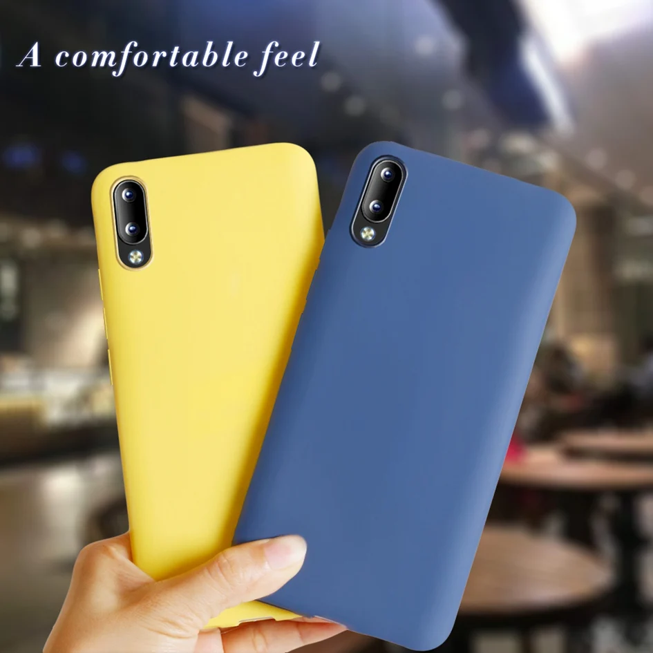 Cute Soft Shockproof Candy Phone Case - Colorful Bumper Cover