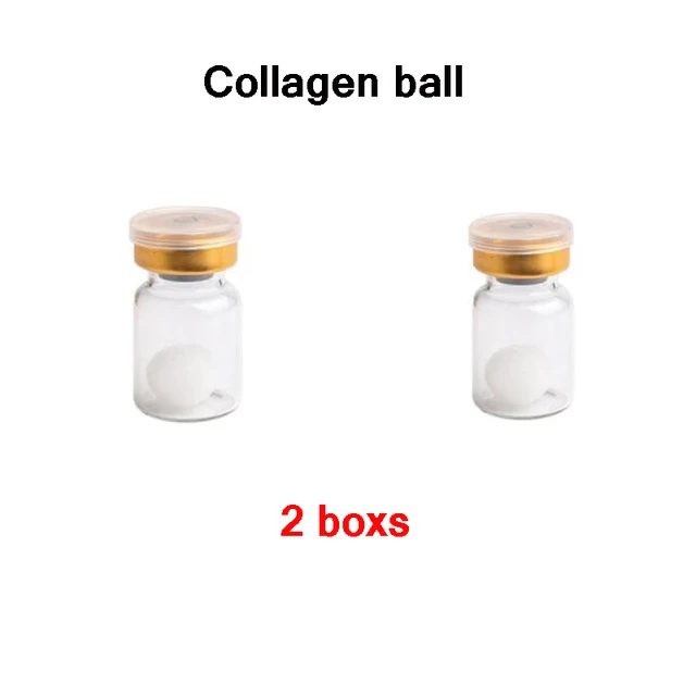 Japan Pure Collagen Ball Natural Silk Protein Anti Aging Essence Firming Wrinkle Removal Facial Serum Korean Cosmetics 2 boxs