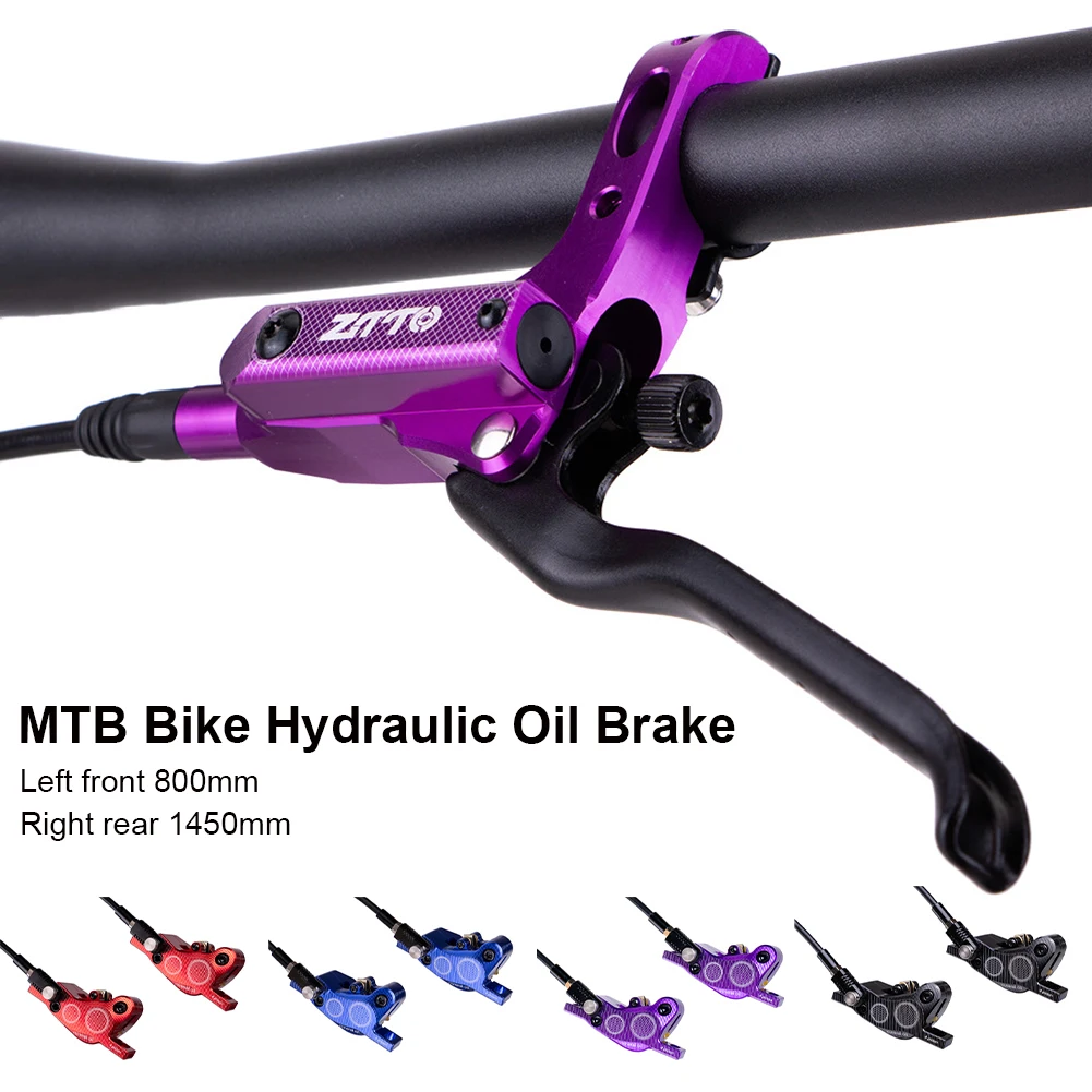 ZTTO MTB Bicycle Hydraulic Disc Brake 4 Piston Lightweight XC Trail