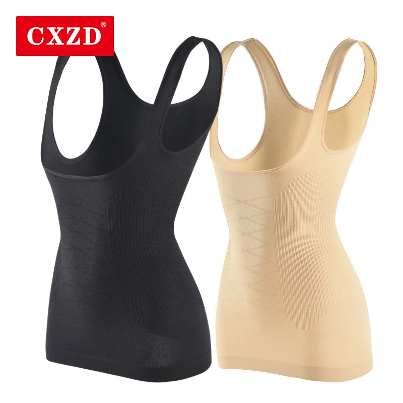 

CXZD Women Slimming Vest Shaper Slimming Tummy Control Tank Top Vest Bodysuits Shapewear Tummy Waist Corset Girdle Body Shaper