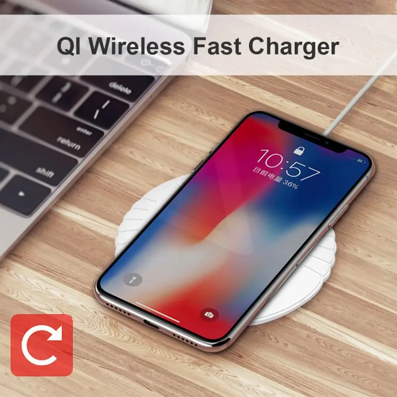 

Portable QI Wireless Charging Pad Fast Charger For IPhone For Samsung Galaxy Wireless Charging Pad Wireless Chargers