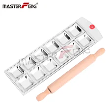 Аксессуар для приготовления равиоли пресс-форма аксессуар для приготовления равиоли наборы со скалкой для пельменных пельменей и итальянских равиоли