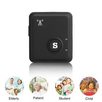 

Personal GPS Tracker For Elderly Children Rea Time Tracking Device Anti-lost Locator SOS Monitor Alarm SMS/GSM/LBS Tracker RF-V6