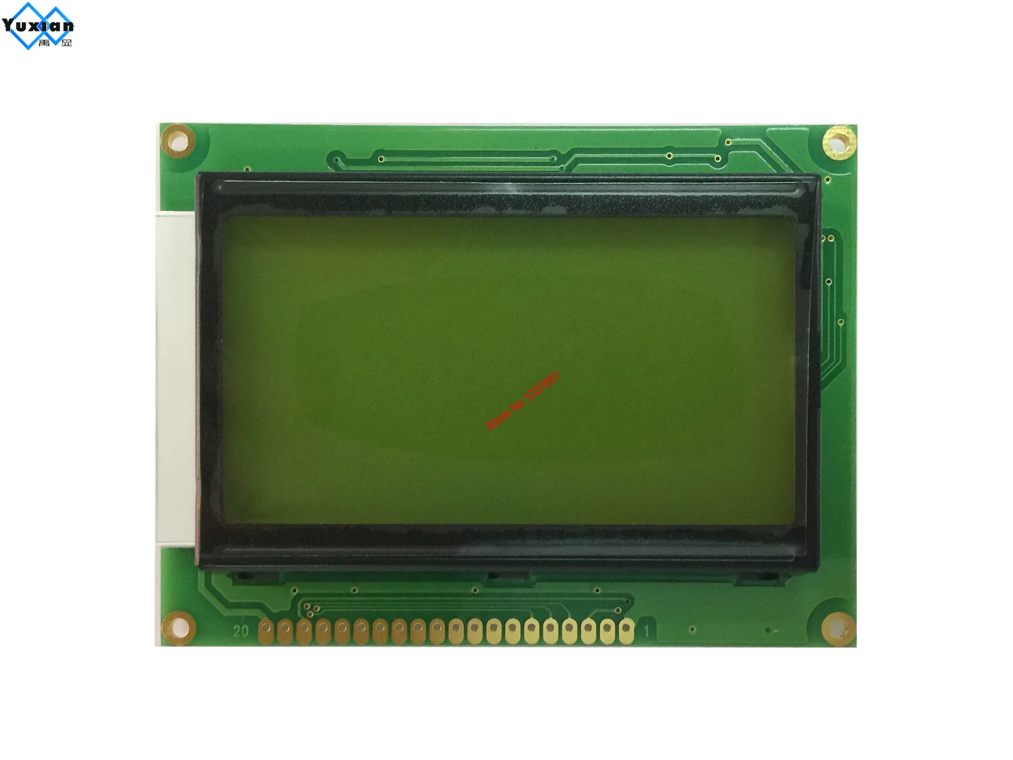 128x64 Lcd Display Lg128643 Green 