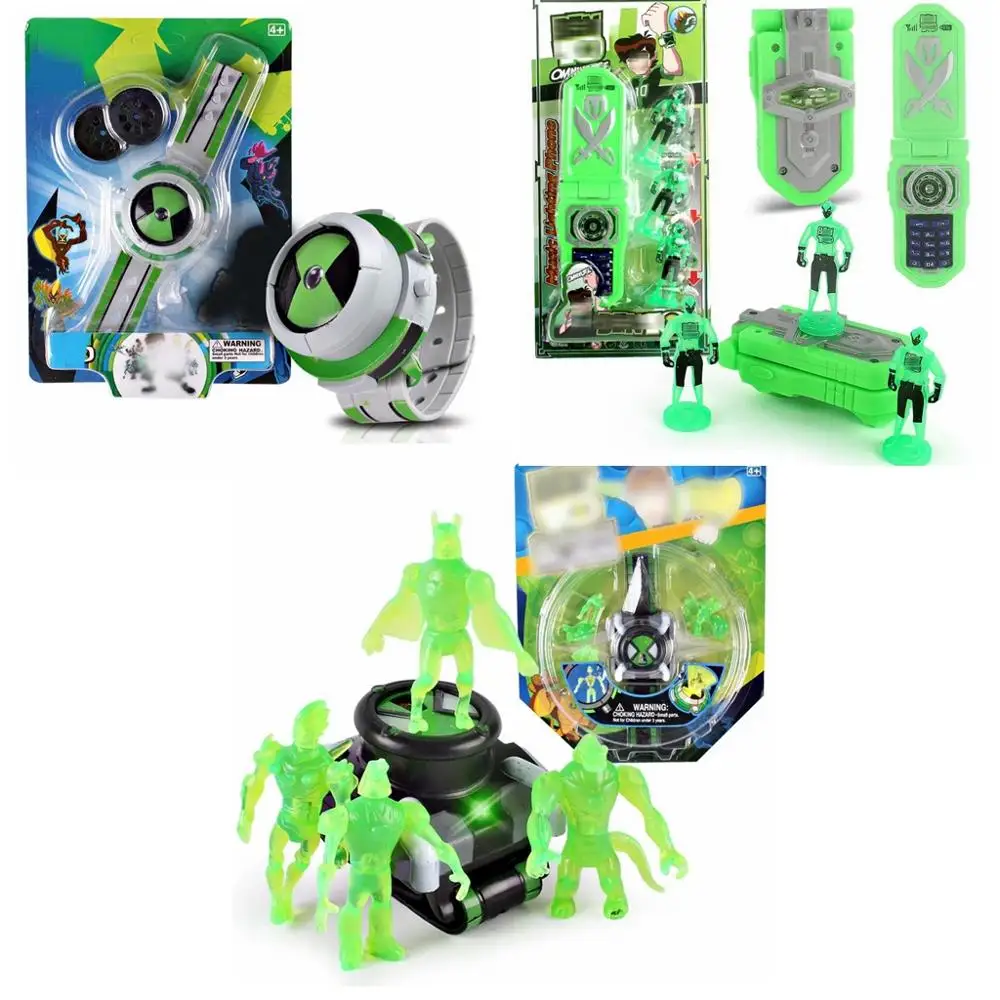 Популярные игрушки BEN Watch Omnitrix для детей прожектор Часы подлинный Бен 10 проектор
