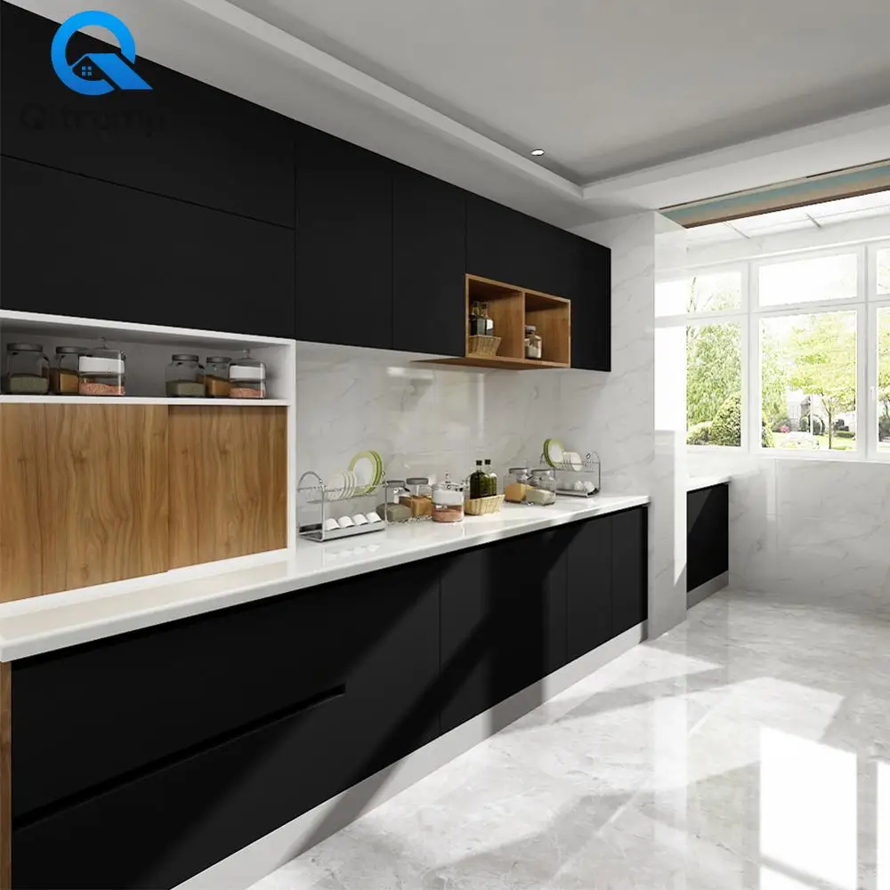 Furniture Renovation Wallpaper Vinyl Self-Adhesive Kitchen Solid-Color Waterproof Modern