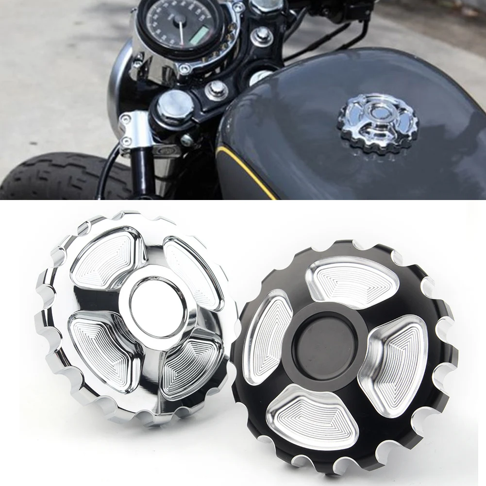 XL883 XL1200 CNC Fuel Gas Tank Cap For 