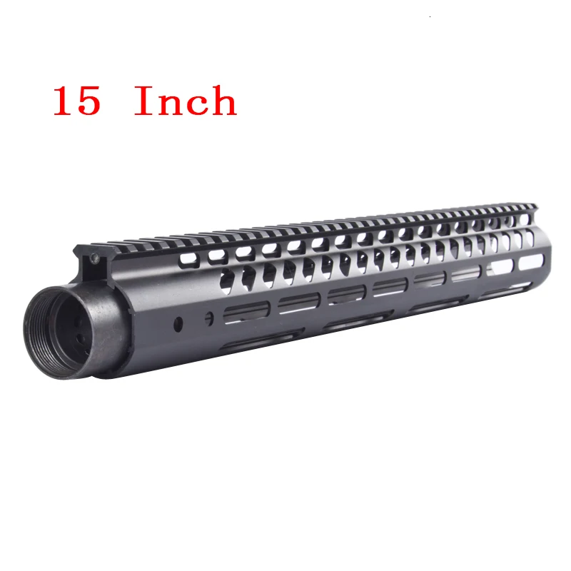 5,56 M-Lok поплавок ультра тонкая рельсовая система Handguard монолитная легкая с бочковой гайкой для страйкбола AEG GBB AR15 - Цвет: Синий