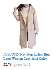 JAYCOSIN ladies casual jacket long section cotton women