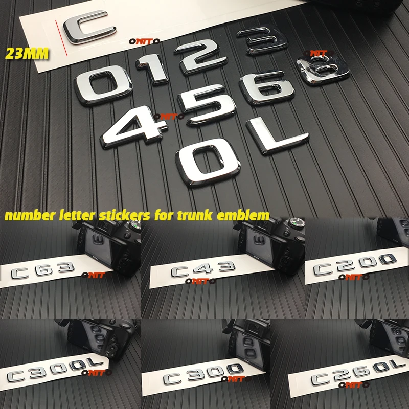 Комплект кузова для класса C C63 C43 AMG C180 C200 C300 C320 C350 4matic CDI багажник эмблема хром