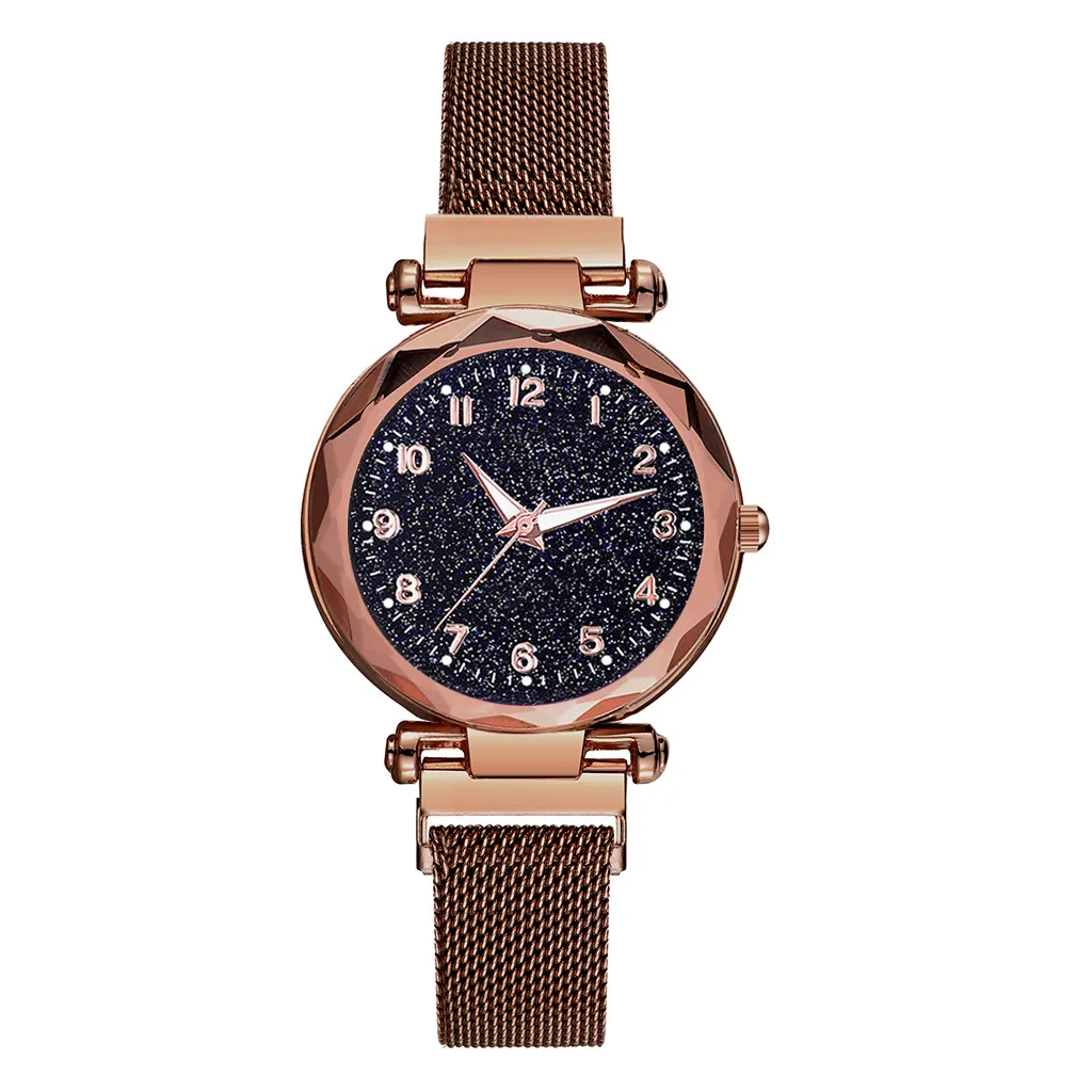 Роскошные часы для женщин с магнитом звездного неба наручные часы для женщин с римскими цифрами наручные часы reloj mujer relogio feminino B4