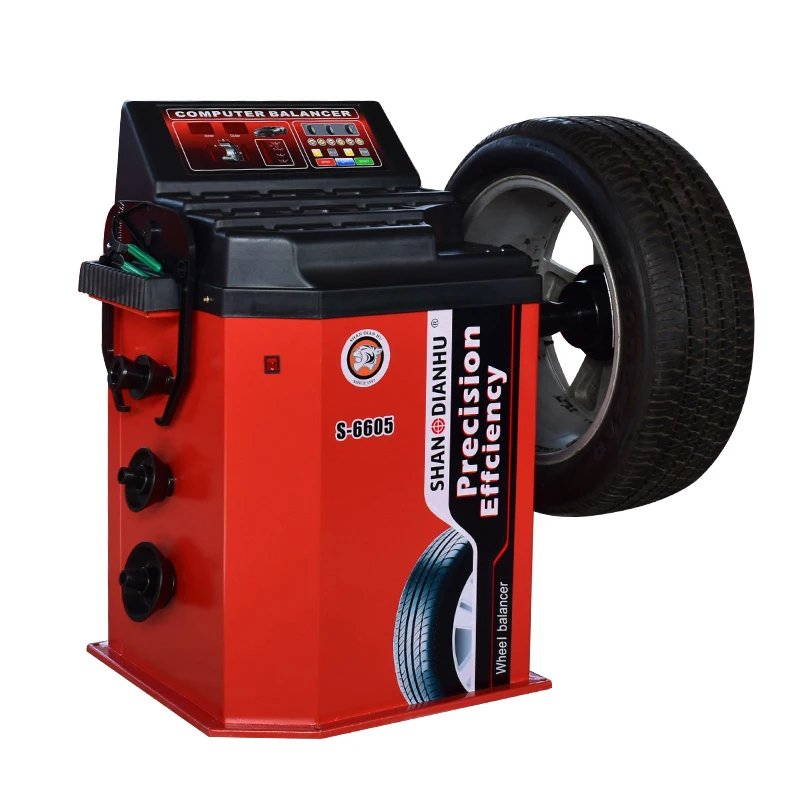 Car balancing machine, tire dynamic balancer, wheel rim dynamic balance, automatic S-6605