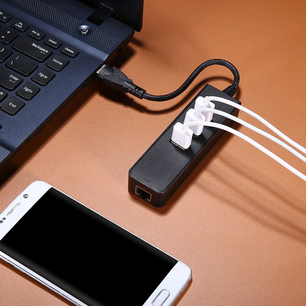 Замена для Macbook Mac настольный USB Ethernet адаптер 3 порта USB 3,0 концентратор USB к Rj45 Lan сетевая карта 3.0hub разветвитель