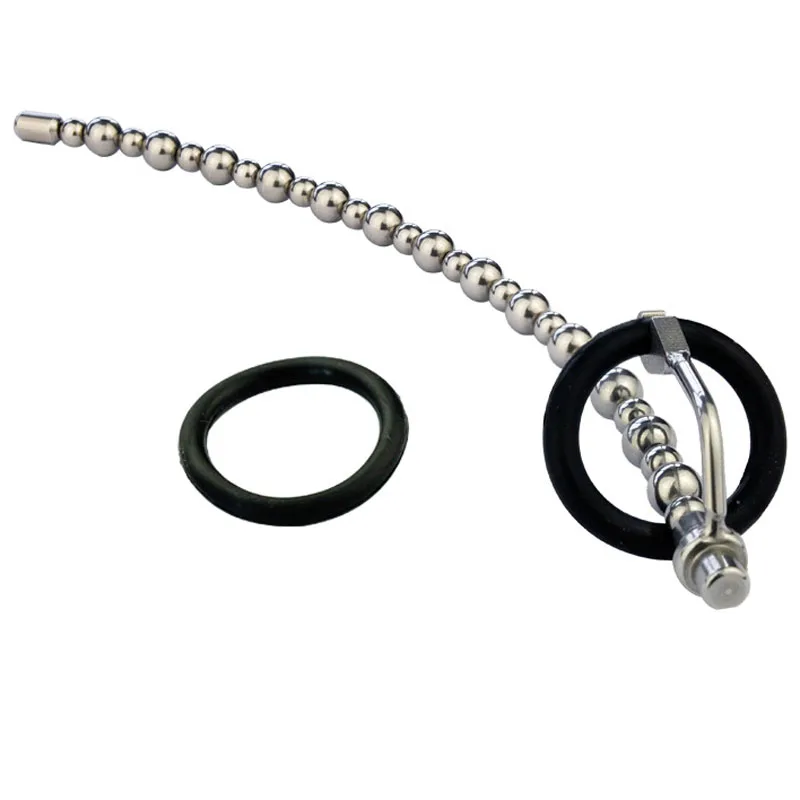 Stainless Steel Urethral Dilators Beads Sounding Rod Penis Plug Sex Toys For Men Cock Rings Penis Insertion Urethal Sound