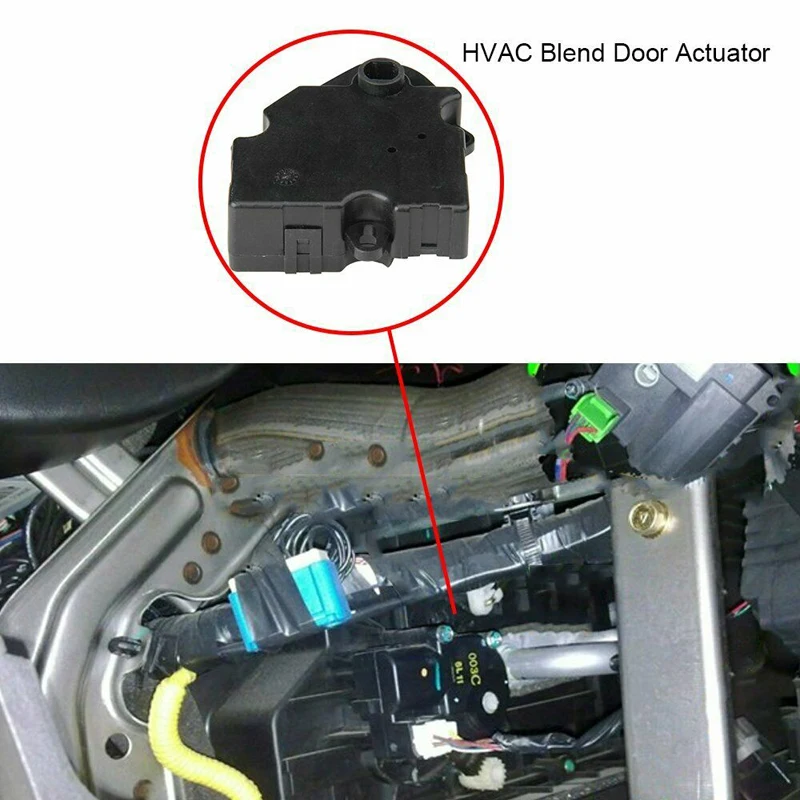 HVAC воздушный дверной привод AC смешанный двигатель управления для Шевроле GMC Silverado 1994-2012 89018365604-106,52402588, 16163982,52402598