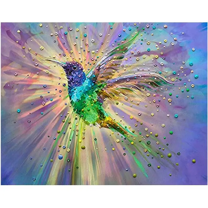 

Картина по номерам на холсте птица, 60x75 см