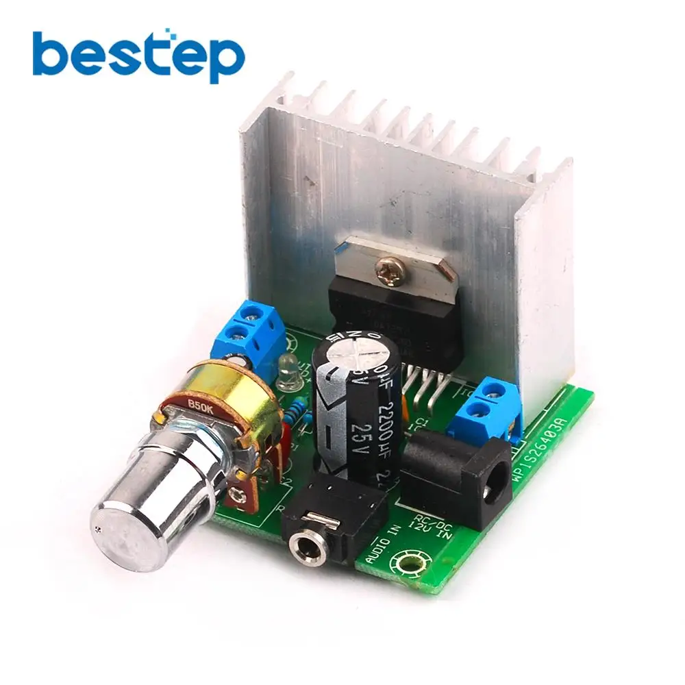 1 個 tda7297 アンプボードデジタルアンプボードデュアルチャンネルアンプ基板完成ノイズのない 12V デュアル 15 ワット (タイプ