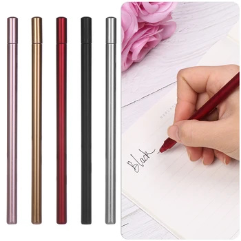 

Simple Style 0.5mm Metal Texture Triangle Pole Gel pen Creative Stationery Business Signature Office School Writing Supplies