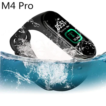 

M4 Pro Smart Wristband Thermometer M4 Band LCD Color Screen Smart Bracelet Heart Rate Blood Pressure Fitness Tracker Smart Band
