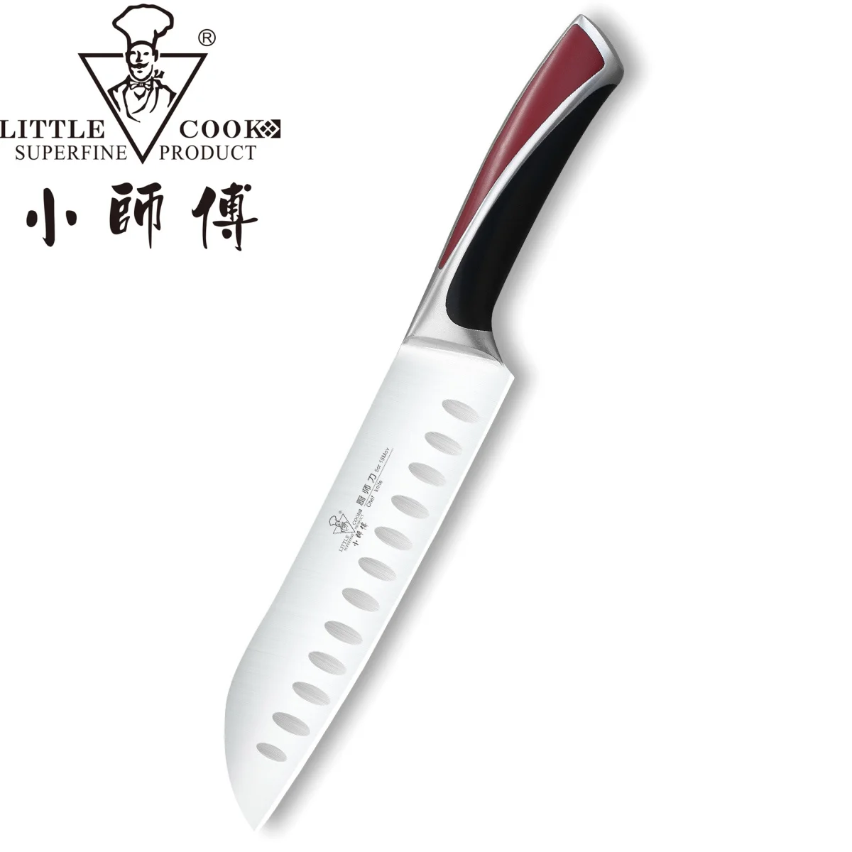 

Little Cook 7inch Kitchen Santoku Knife Full-tang Stainless Steel Handmade Japanese Chef Knife Kitchen Tools Accessories