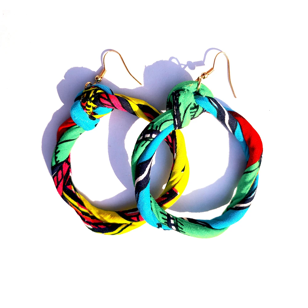 

African Earrings fashion accessor Ankara print earrings women jewelry batik Wax Print Girls Earrings African Fashion accessories