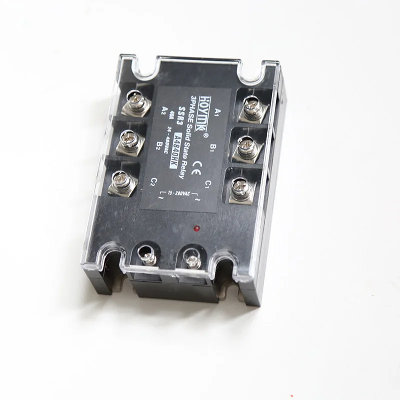 

Universal good quality 3 Phase 40A AC Solid State Relay SSR3 A4840HK Electronic Switch