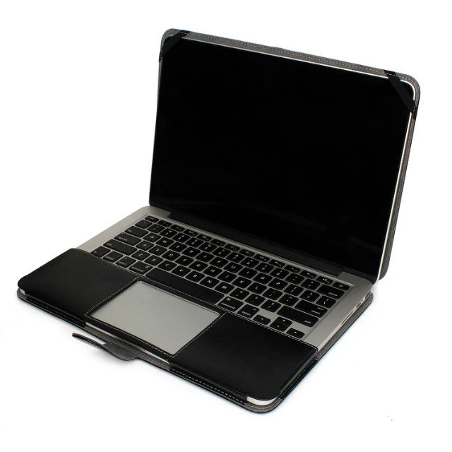 Чехол для ноутбука из искусственной кожи для Apple Macbook Pro Air retina 11 12 13 15 дюймов с сенсорной панелью+ Прозрачный чехол для клавиатуры